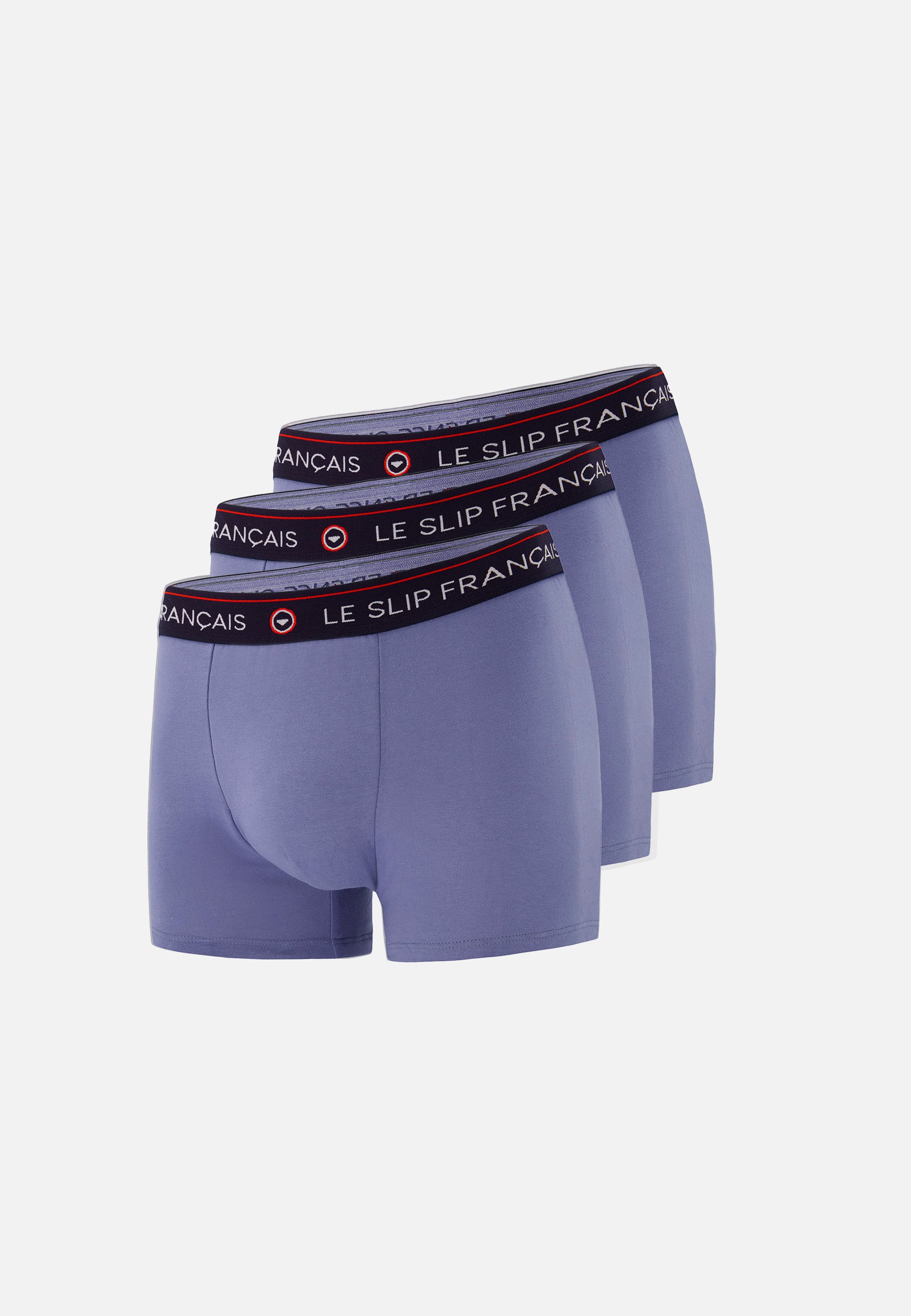Trio de boxers en coton-Pack Trio Boxer Redoutable Bleu Jean