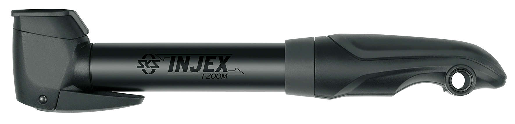 SKS Injex T-Zoom Mini fietspomp Zwart