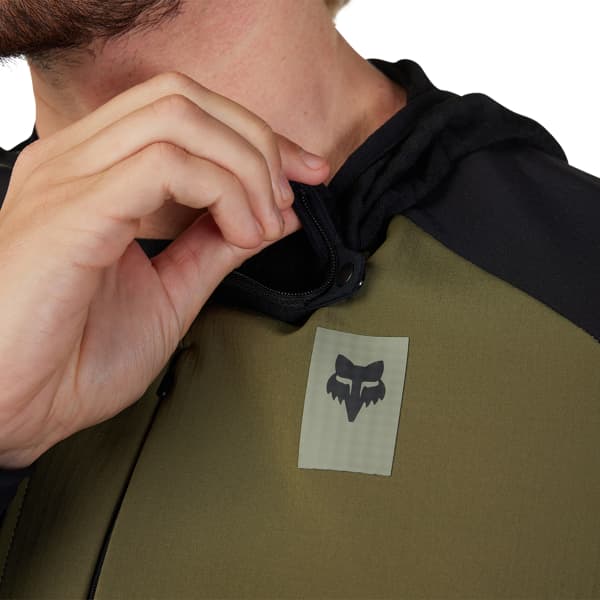 Maillot VTT FOX DEFEND THERMAL HOODIE OLIVE GREEN