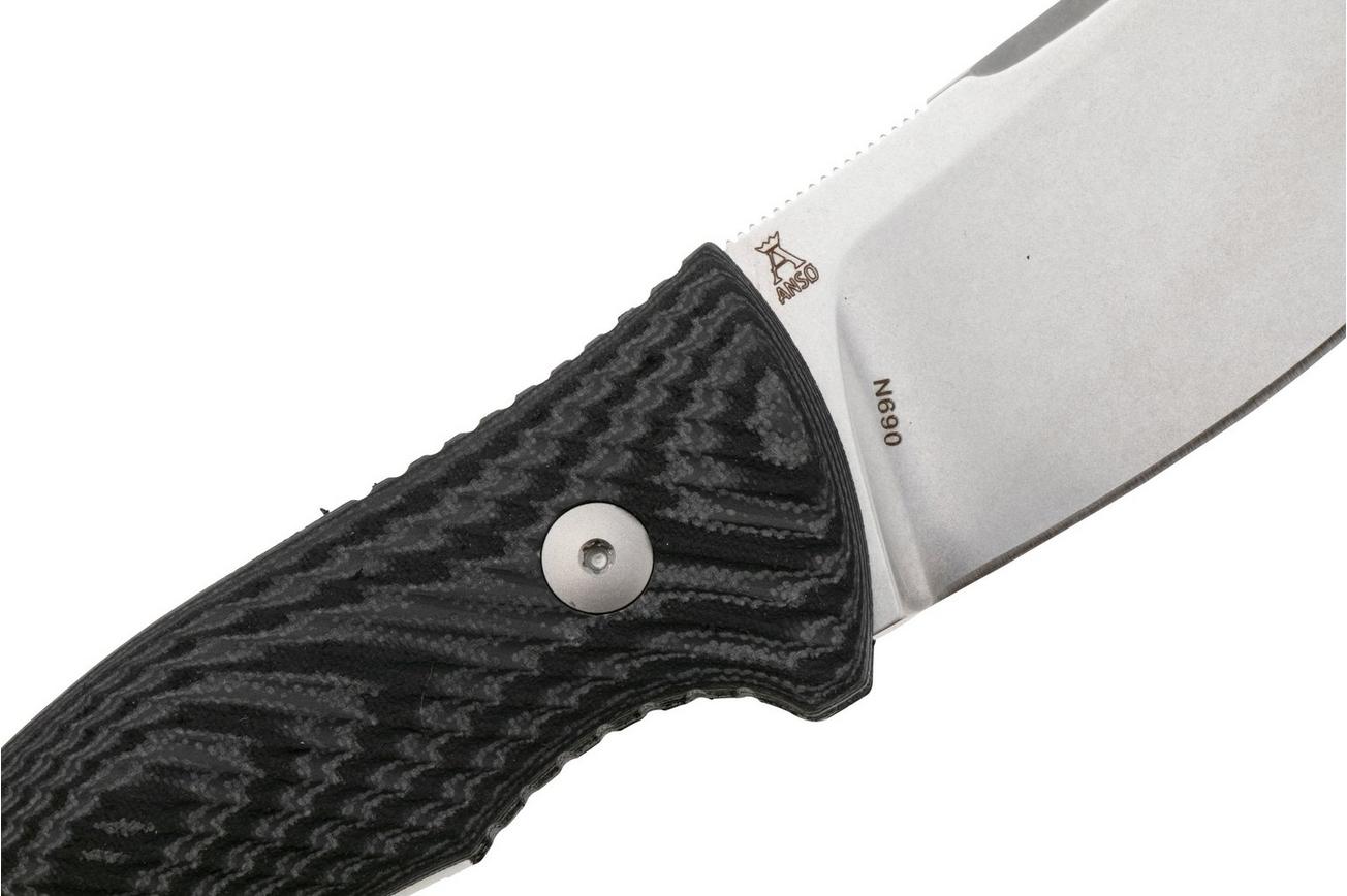 Viper Nordlys VT4044GG Stonewashed, Suretouch, vaststaand mes, Jens Anso design