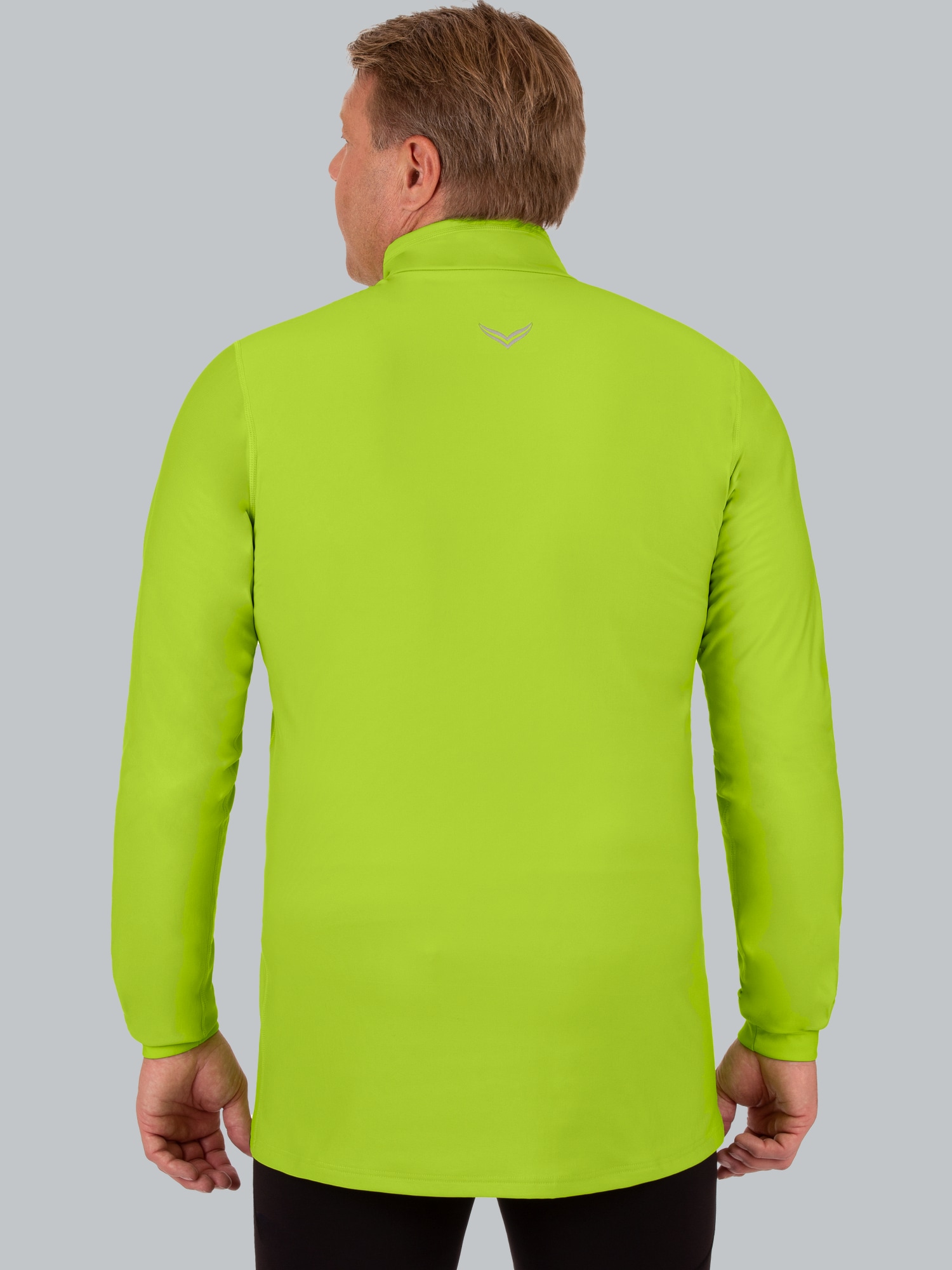 Langärmeliges Sportshirt mit Reißverschluss Lemon