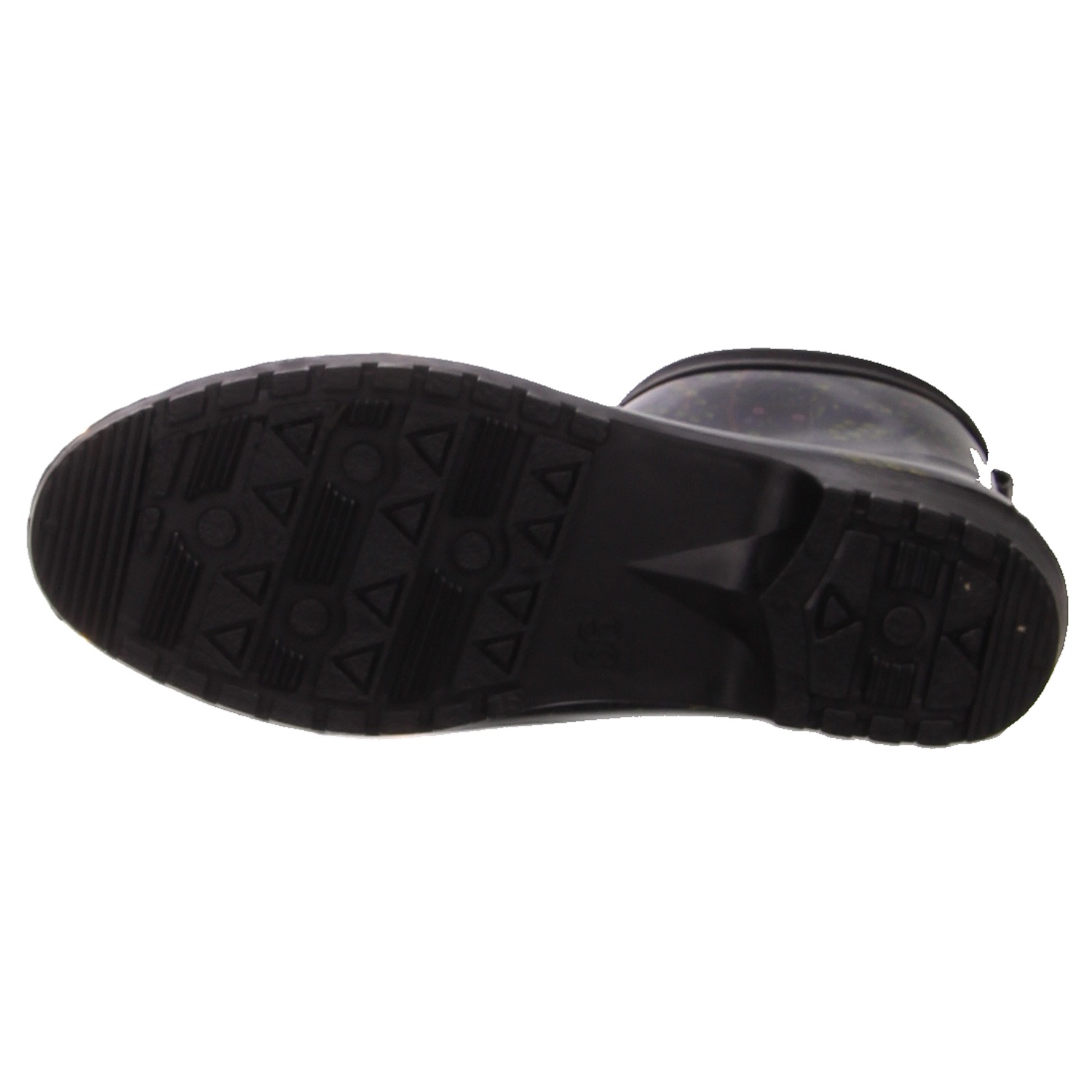 Becker Gummistiefel schwarz grün