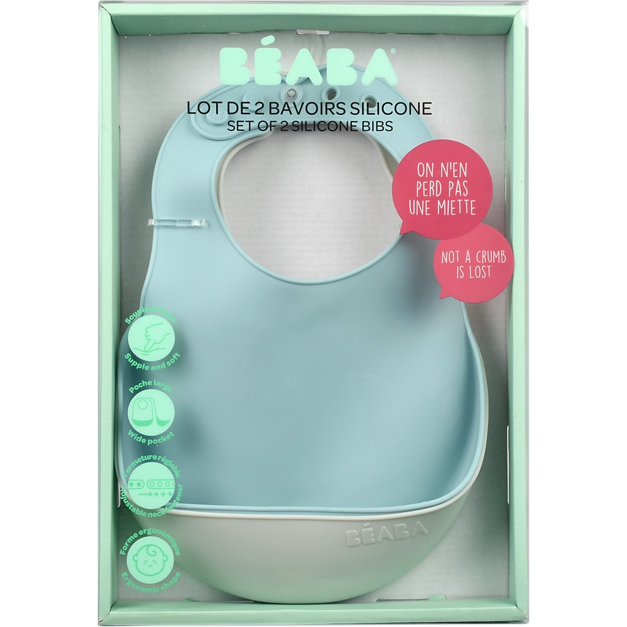 BEABA® Silikonlätzchen im 2er Set