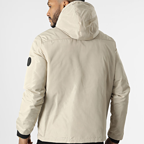 Veste Zippée Capuche Uka Beige