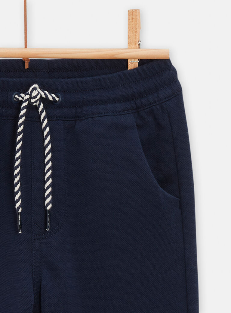 Pantalon marine uni pour garçon