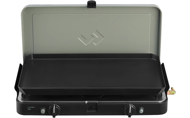 Cadac 2 Cook 3 Pro Plancha Campingkocher mit Grillplatte 2 x 2,2 kW