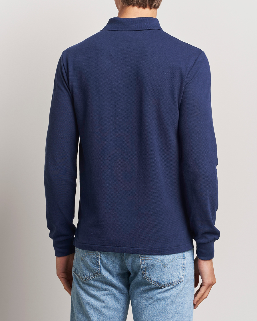 Polo Ralph Lauren Slim Fit Long Sleeve Polo Newport Navy