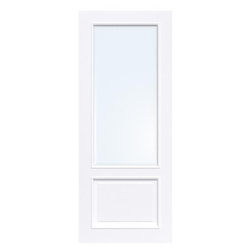 Arne & Bodil binnendeur ABT103 blank facetglas - extra wit afgelakt