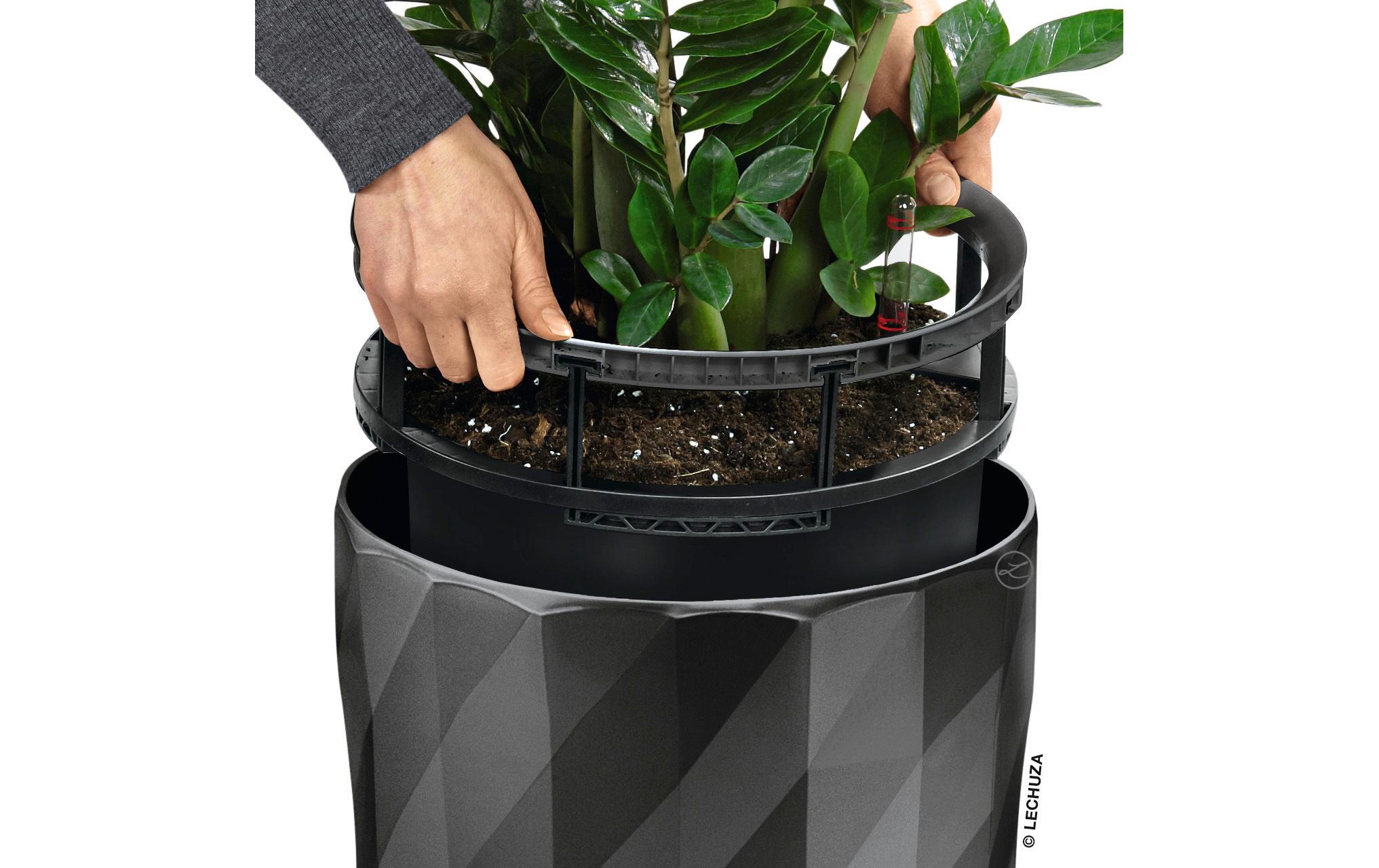 Blumentopf Diamante Premium 40, Anthrazit<br>Pflanzentopf