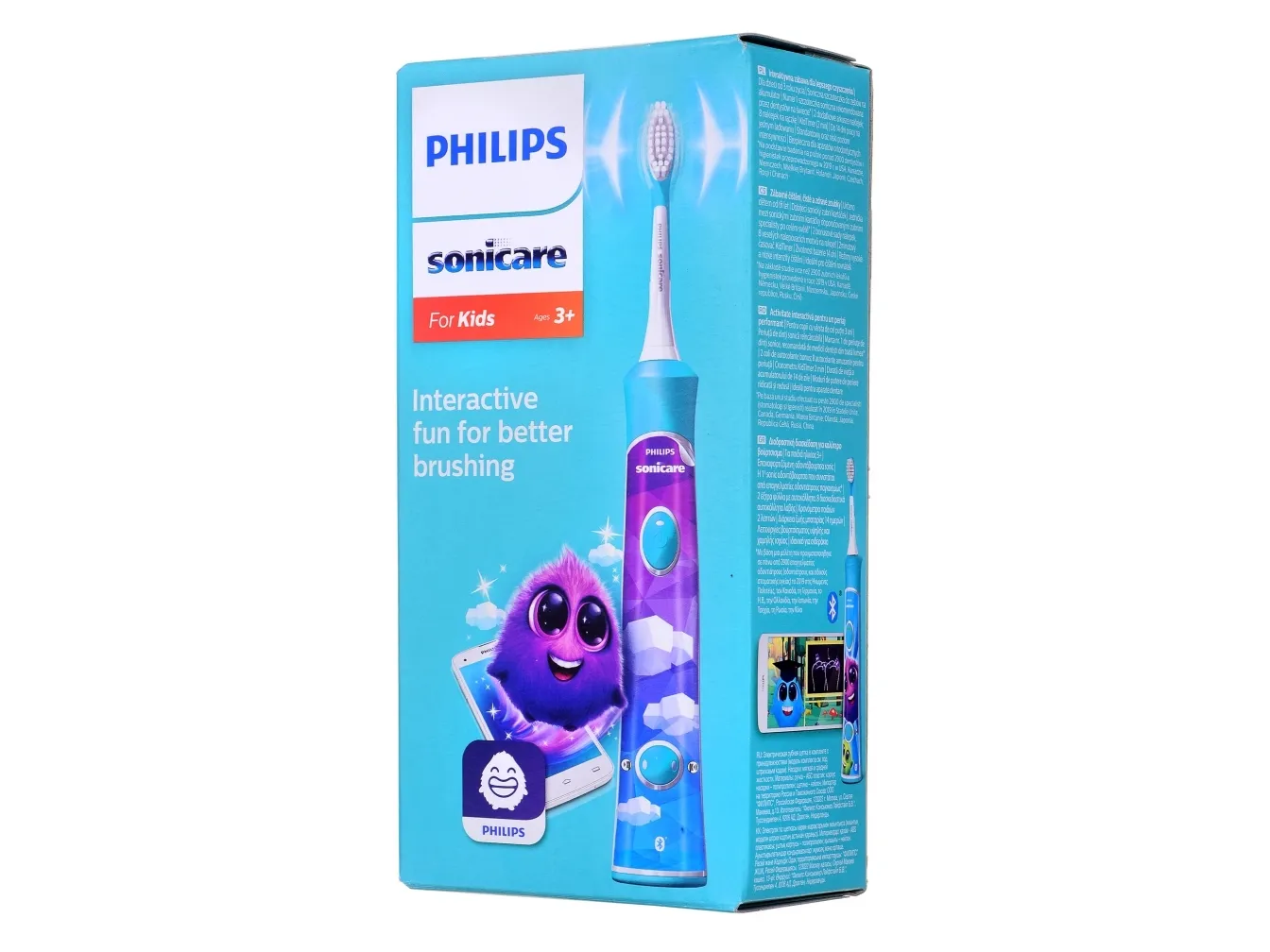 Philips Sonicare For Kids HX6322 - Tandbørste - akvamarin