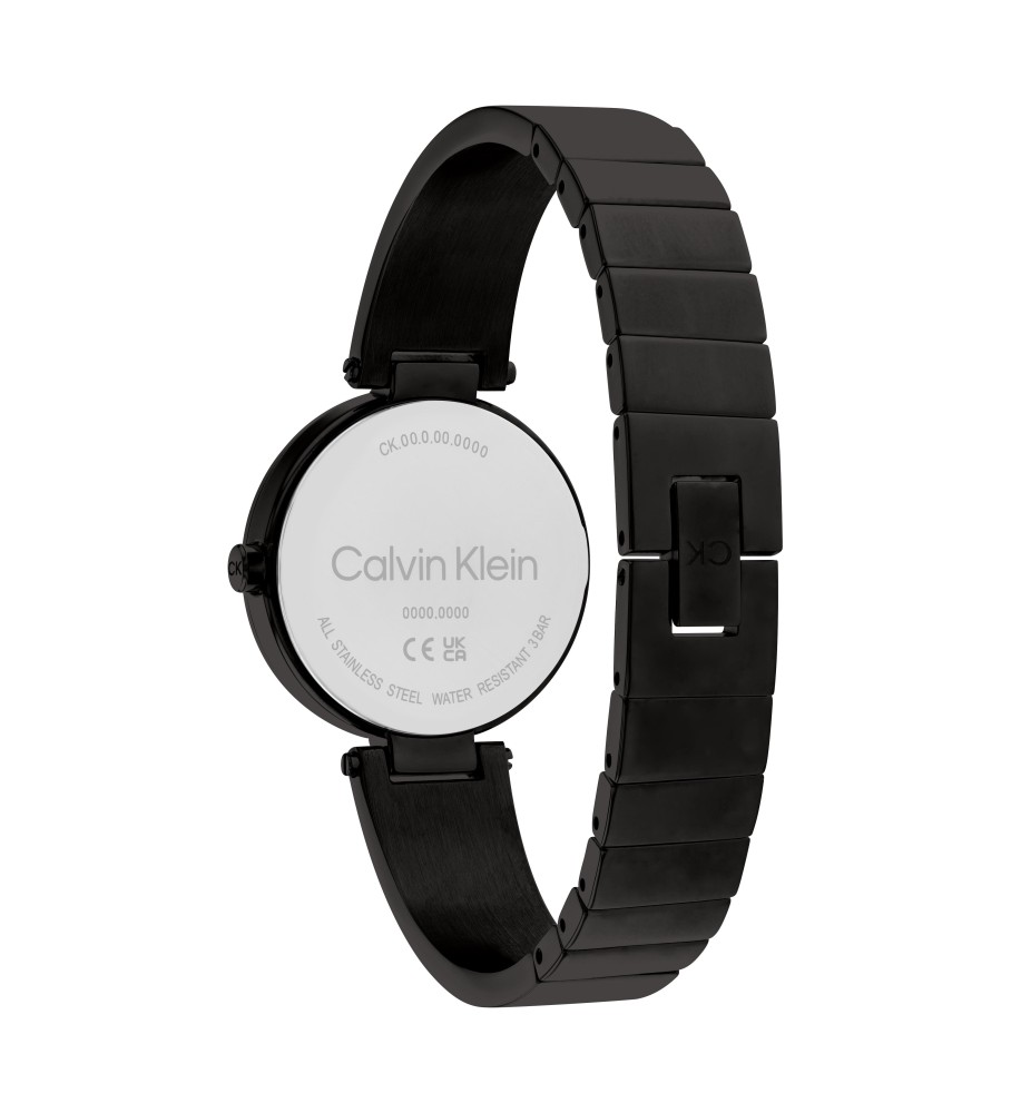 Relógio analógico Calvin Klein Elevated, preto