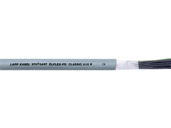 LAPP 26382/50 Slæbekædekabel ÖLFLEX® CLASSIC FD 810 P 5 G 4 mm² Grå 50 m