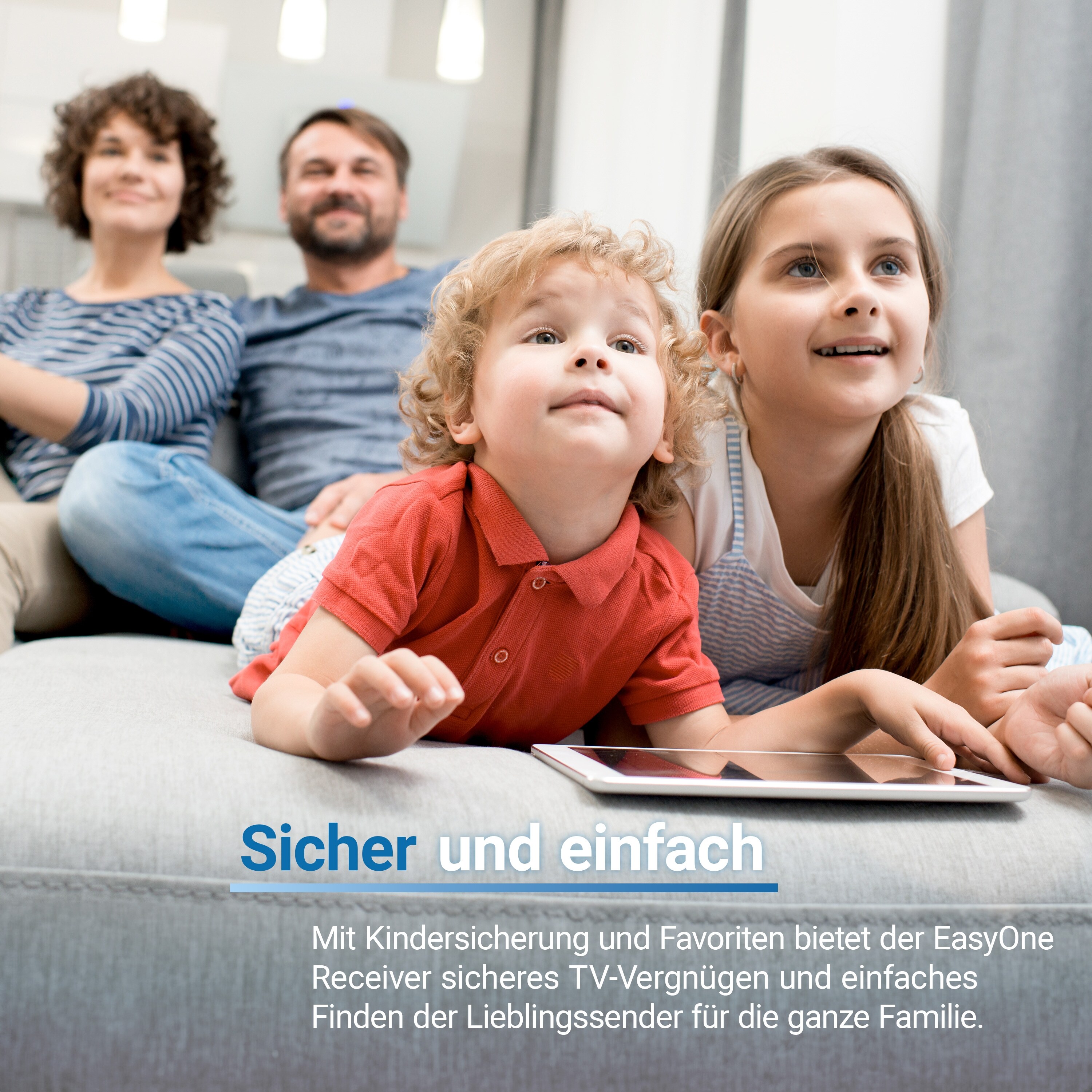 SET-ONE EasyOne 740 HD IR HDTV DVB-T2 Receiver mit freenet TV