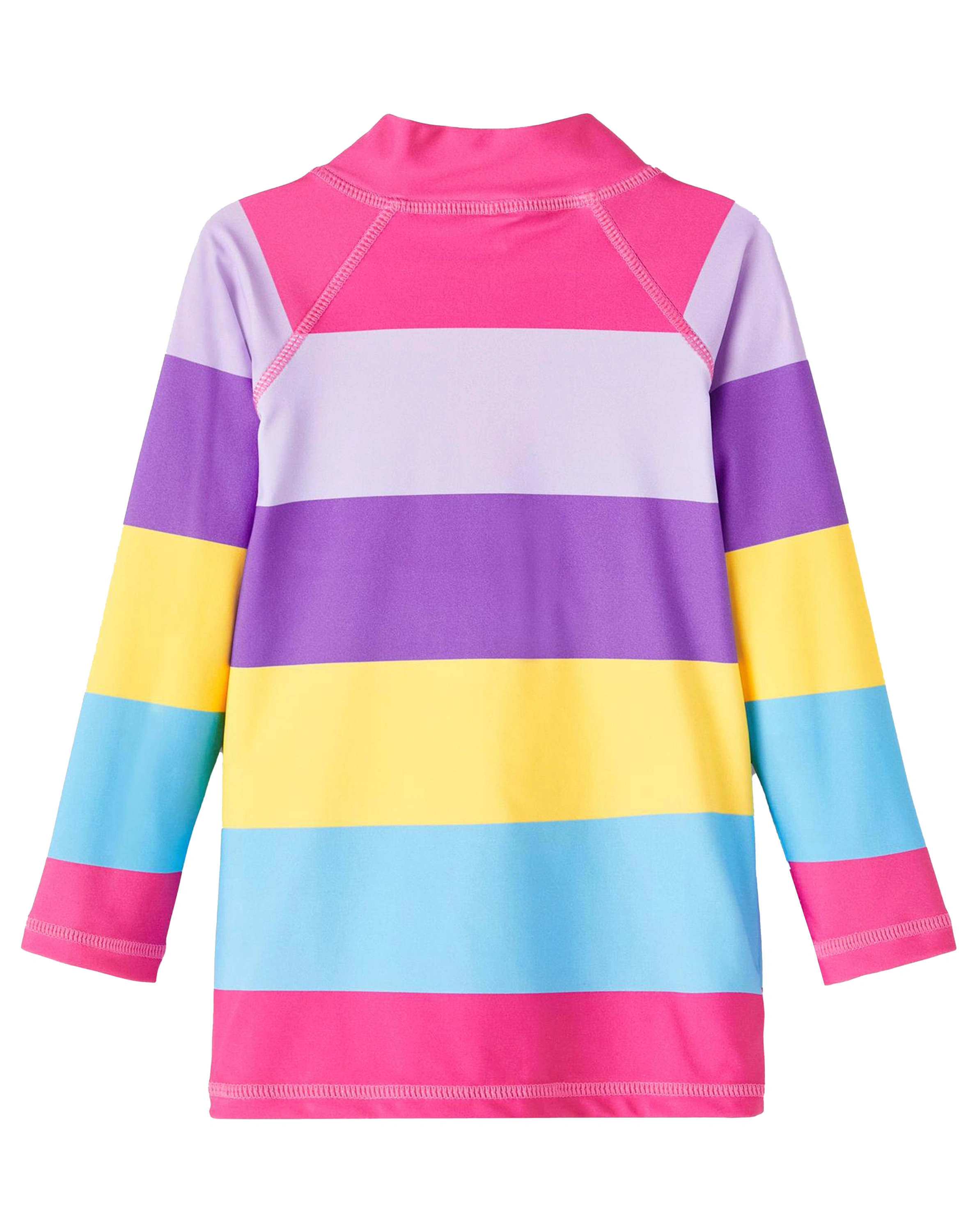 UV-Schutz-Schwimmshirt NMFZIMMI lang in pink yarrow