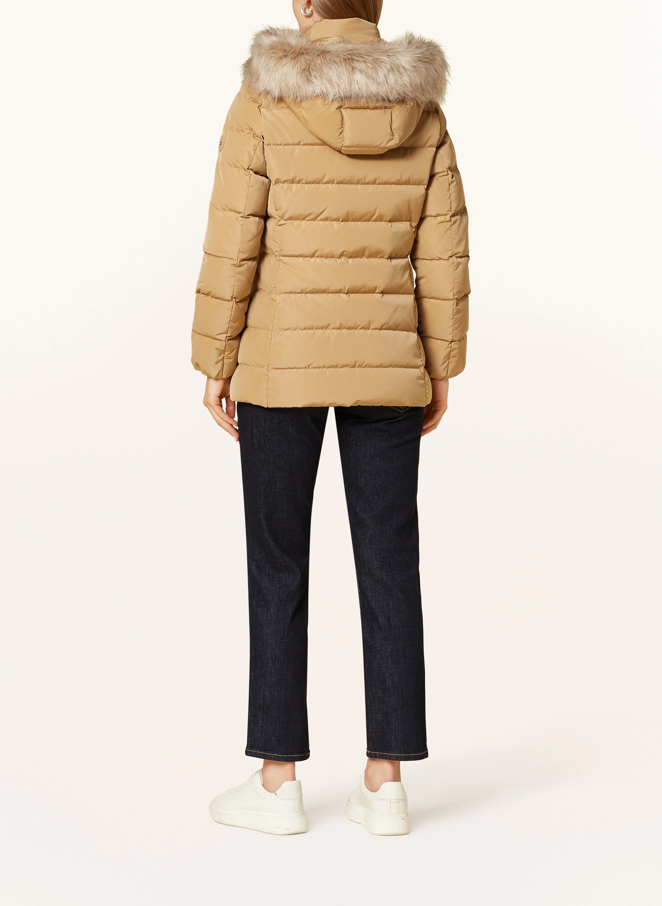 TOMMY HILFIGER Daunenjacke HERITAGE DOWN TYRA mit Kunstpelz