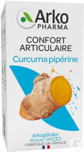 Arkogélules Curcuma + Pipérine 40 Gélules
