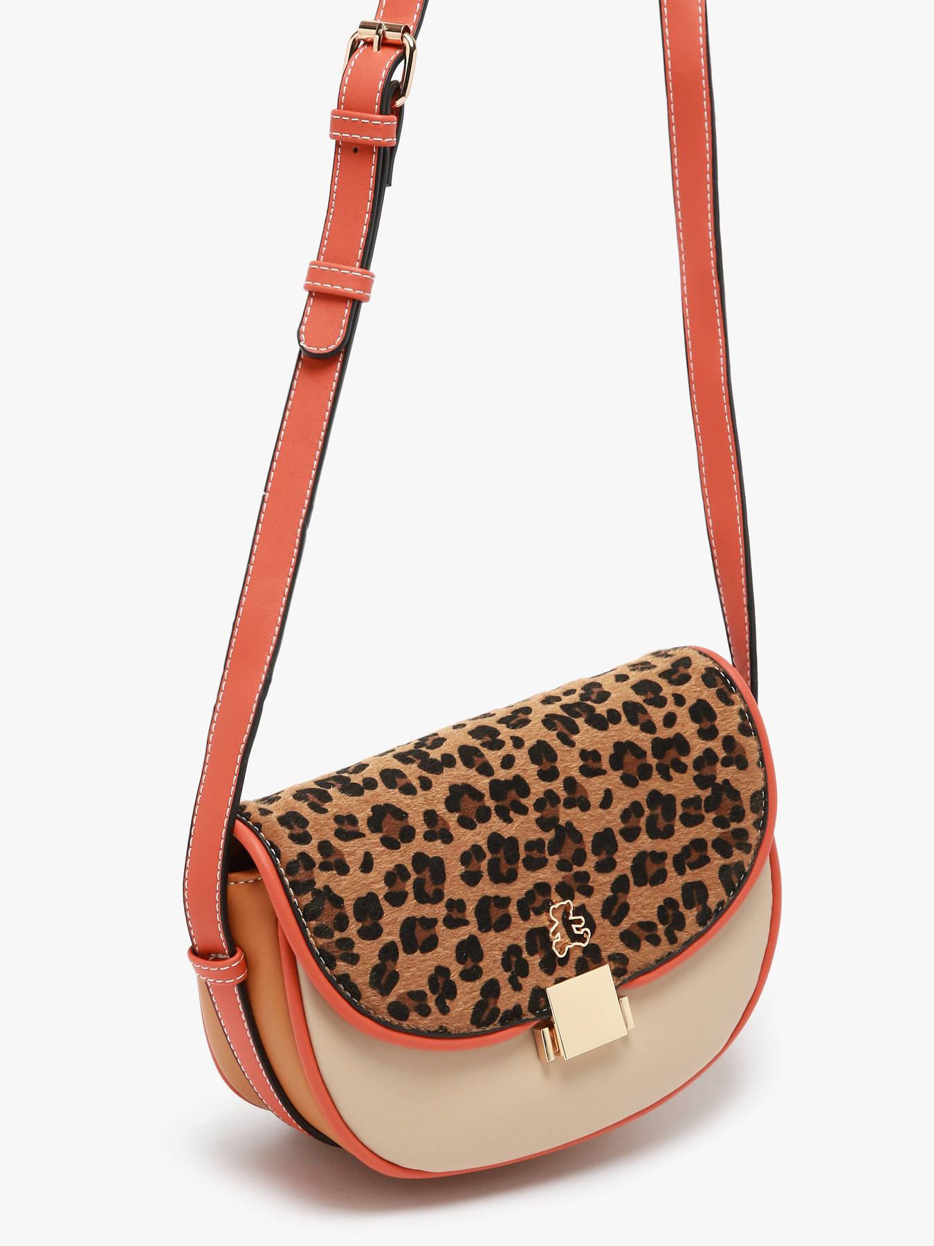Sac bandoulire Leopard LULU CASTAGNETTE