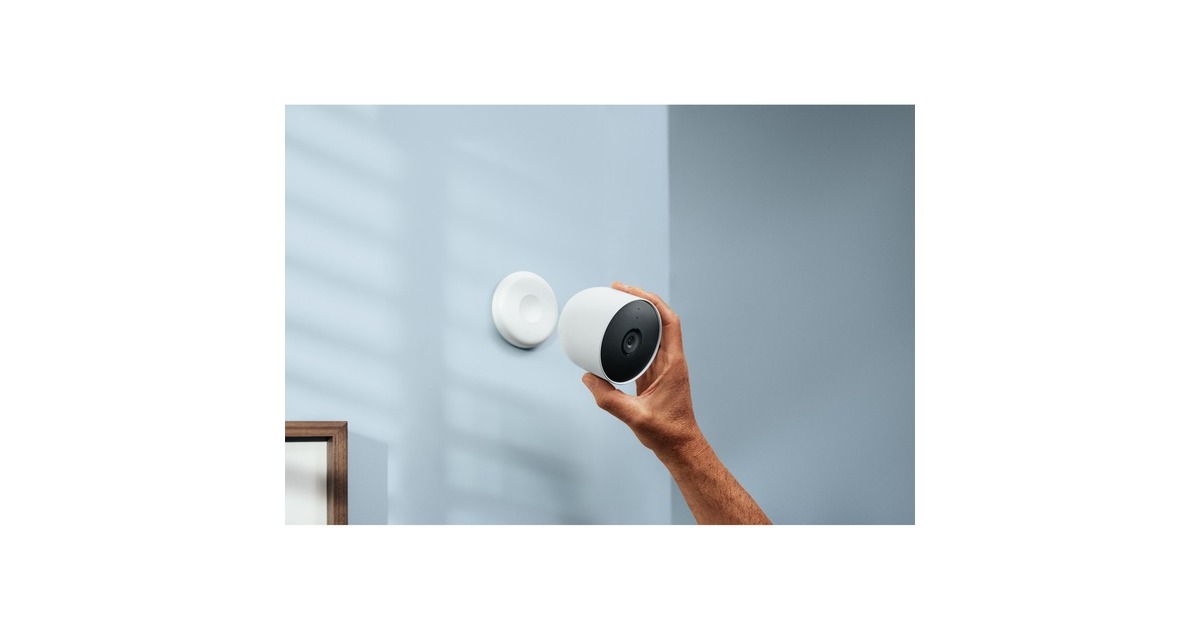 GoogleNest Cam beveiligingscamera  (Wit)
