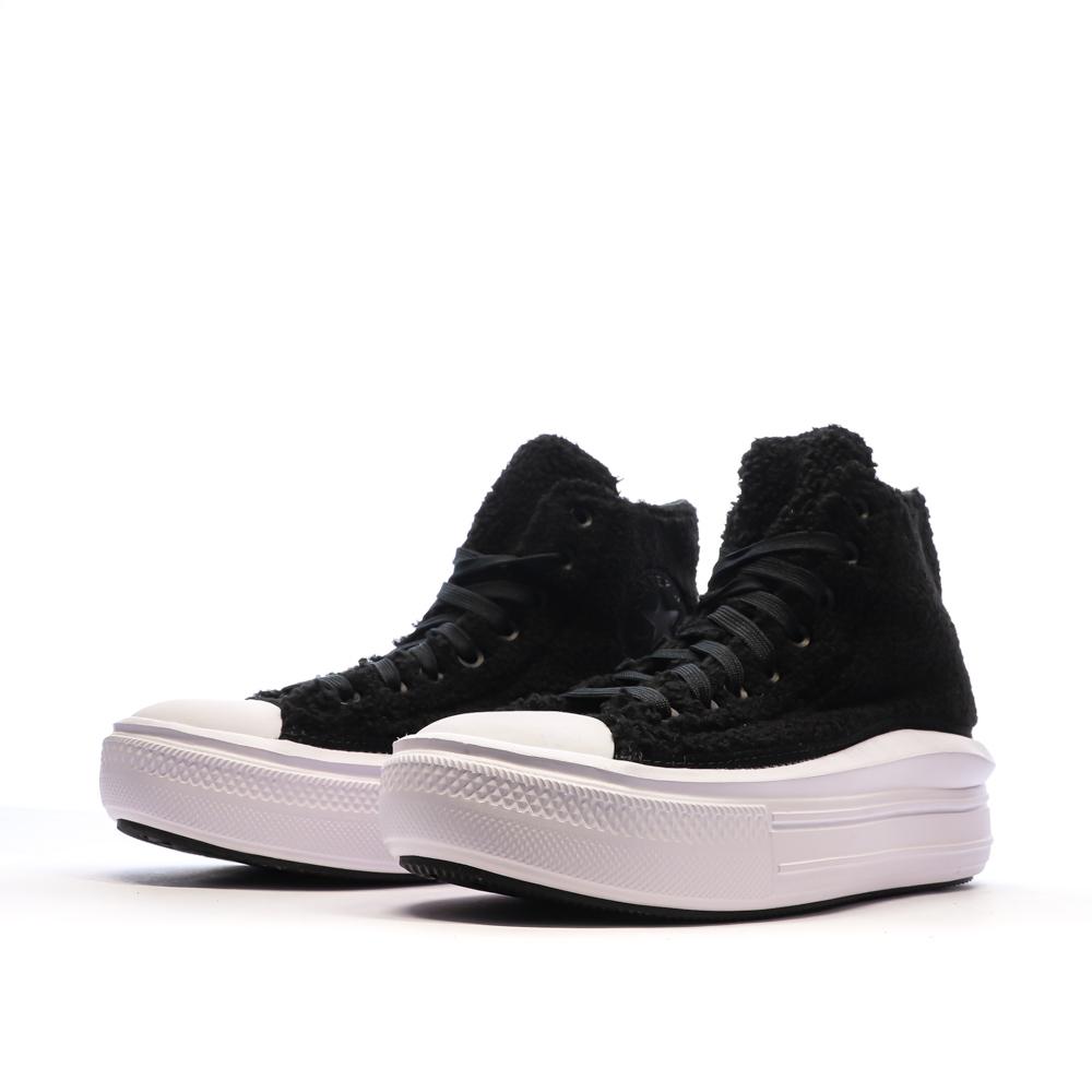 Converse Baskets Noires Femme Converse Chuck Taylor All Star Move