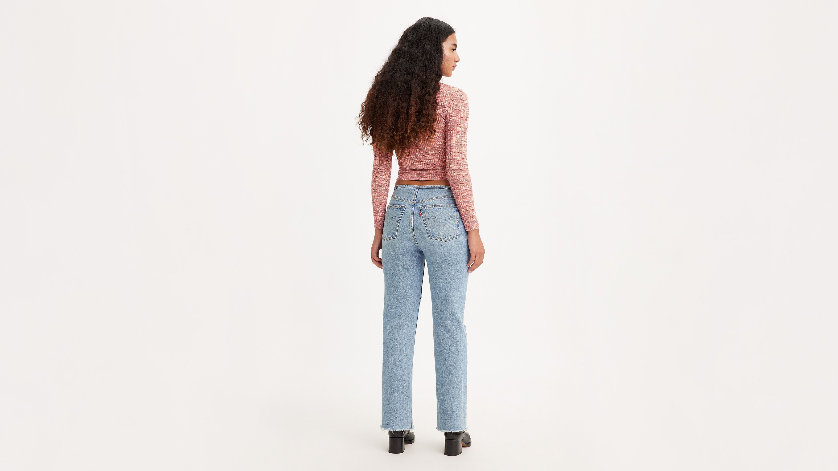 Jean 501® taille fine - Light Indigo Destructed - Bleu
