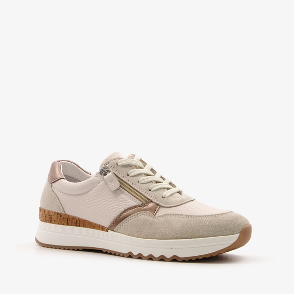 Hush Puppies dames sneakers met suède inzetten