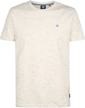 Petrol T-Shirt Sandstone Melange Ecru M-1050-TSR641-0112 kopen