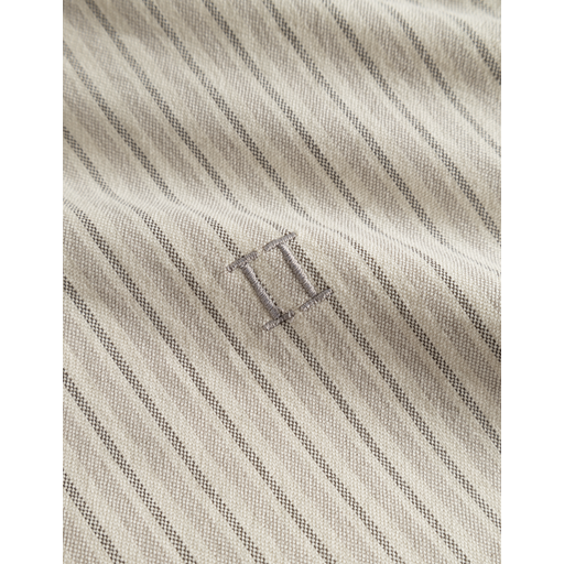 Les Deux Konrad Stripe Oxford Skjorte, Light Ivory/Light Desert Sand, M