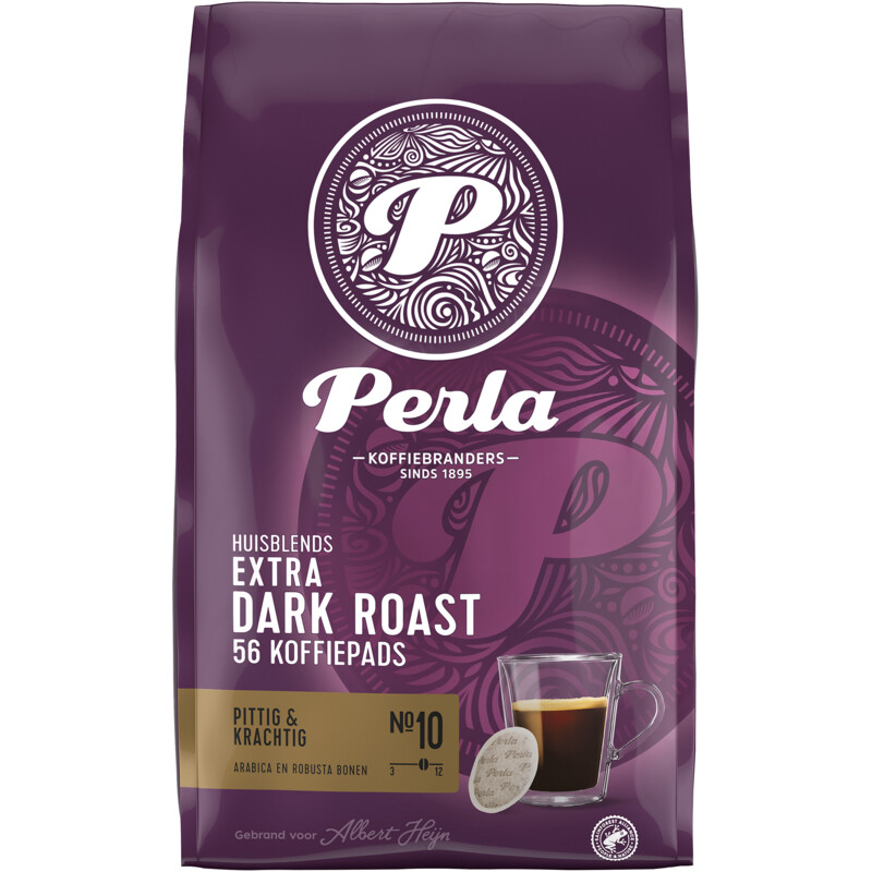 Perla Huisblends Extra dark roast koffiepads