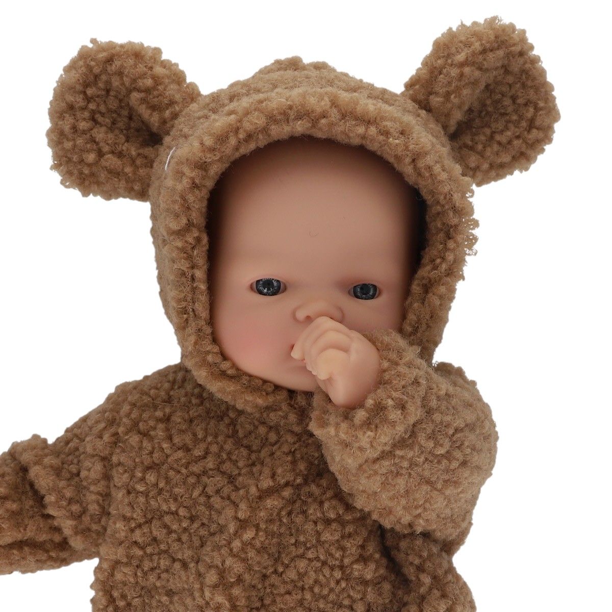 Petite poupée Romane combinaison ourson Frisette