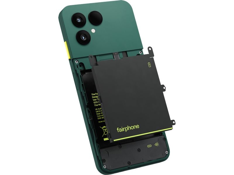 Fairphone Fairphone 6 256 GB Forest green Nachhaltiges Android-Smartphone aus fairer Produktion mit recycelten Materialien