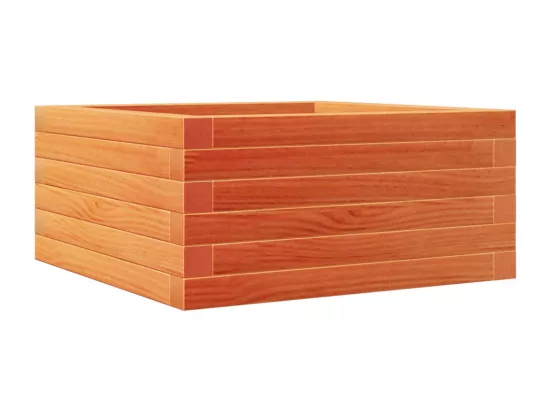 Jardinière bac lit surélevé bois marron 50 x 50 x 23 cm 02_0038457