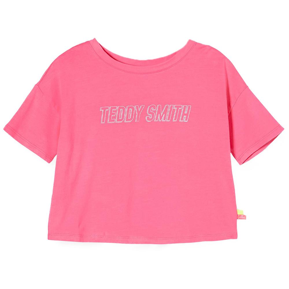 Teddy Smith T-shirt Rose Fluo Fille Teddy Smith Talm