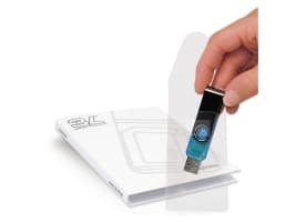 USB-lomme, Djois, selvklæbende, klar, pakke a 10 stk
