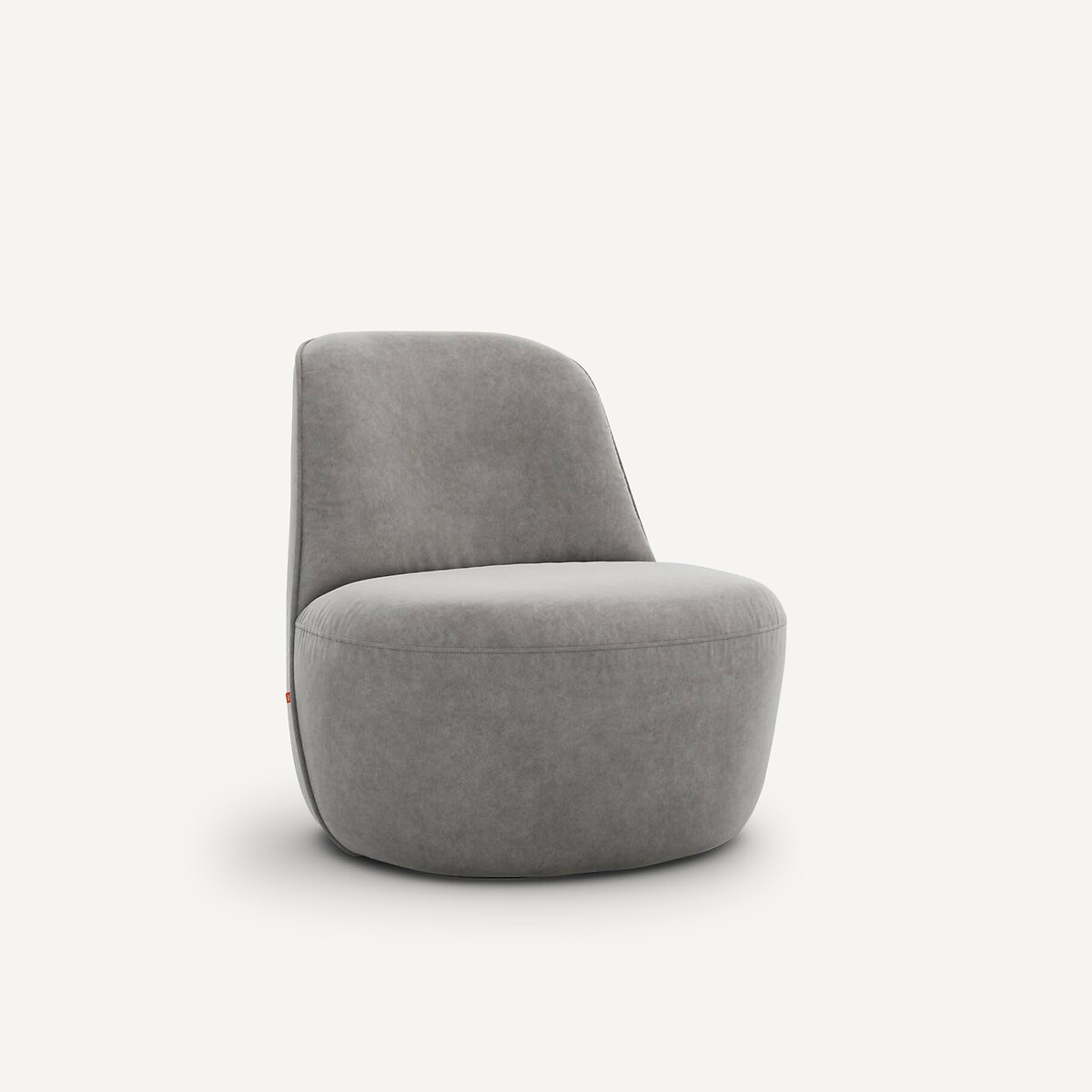 AM.PM<br>Draaifauteuil em fluweel lavado com pedra, Rosebury