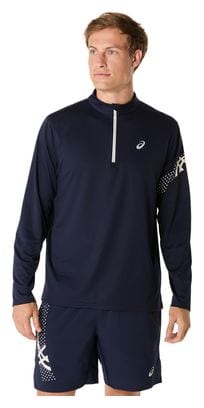 Haut 1/2 zip Asics Icon Bleu Homme