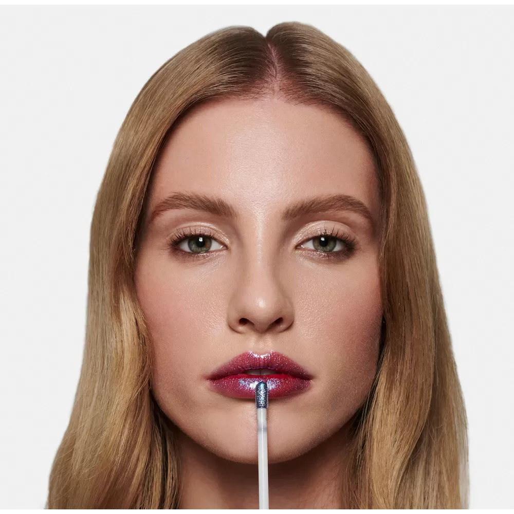 Wonderskin Blading Top Gloss - Blue Glitter
