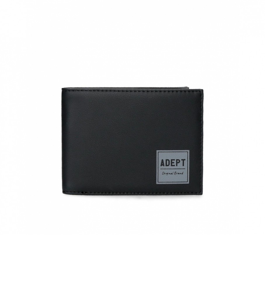 Carteira Joumma Bags Adept Mark Simple preta