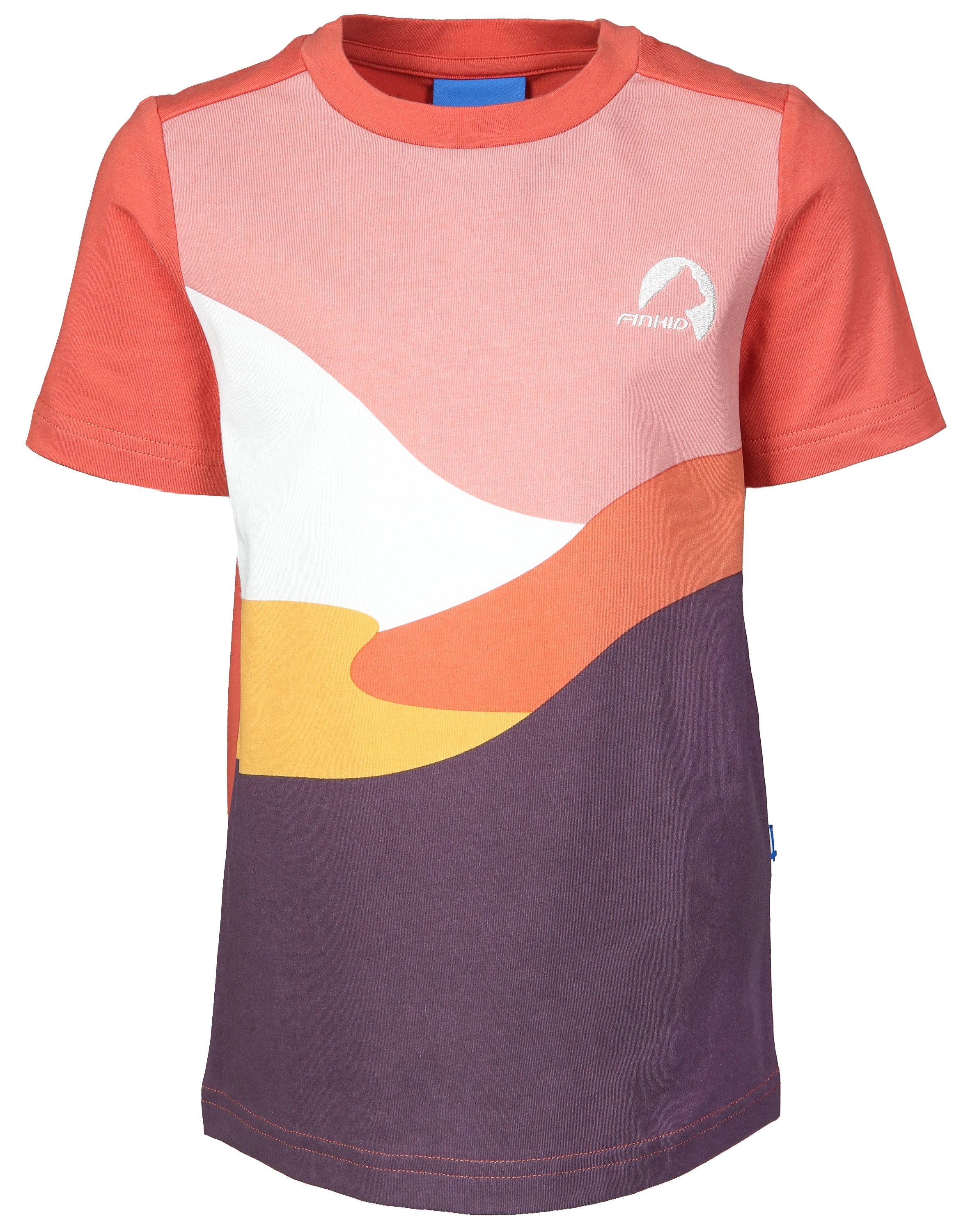 Jersey-T-Shirt TANSSI in brown/red