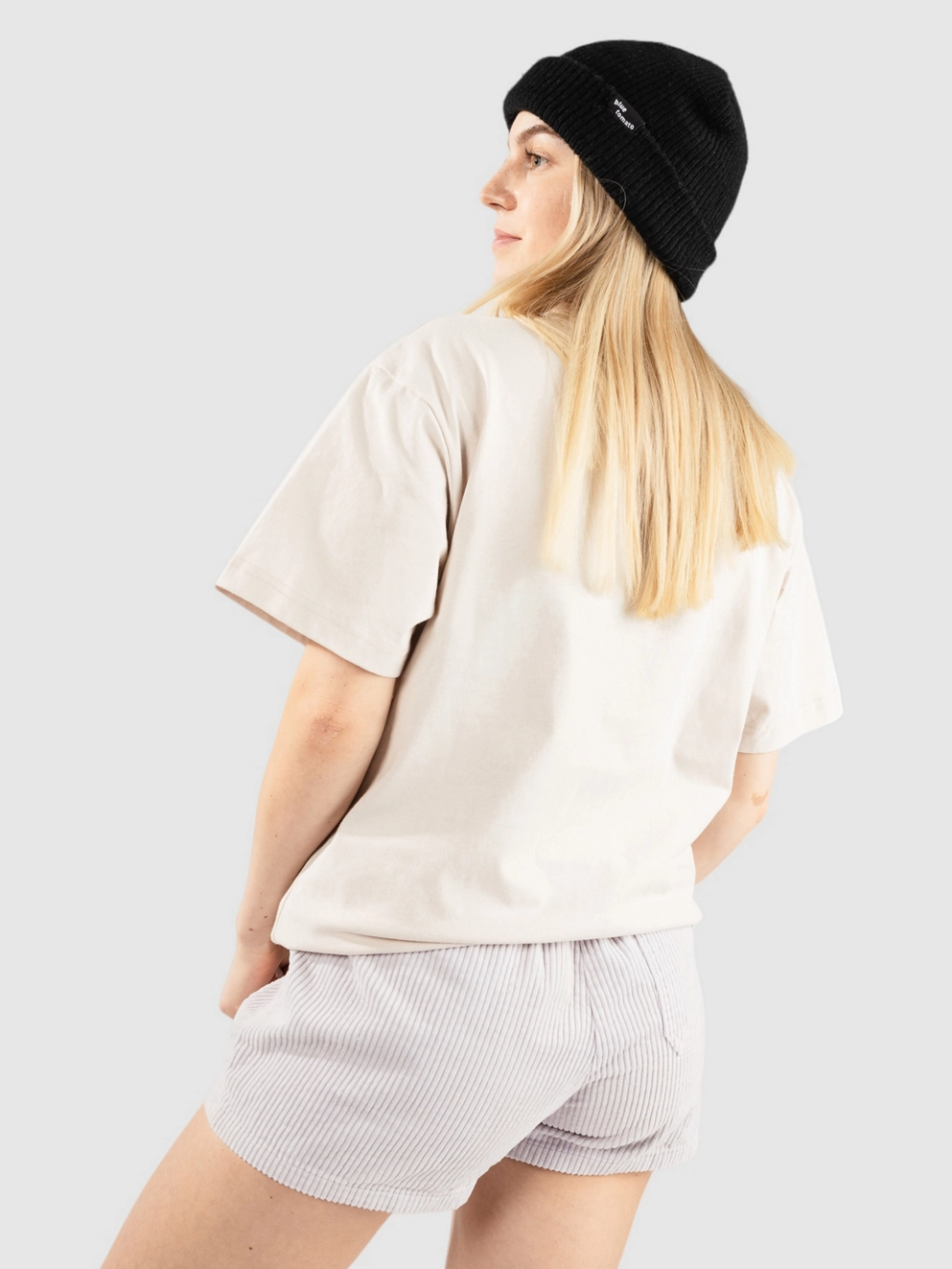 Blue Tomato Minimal Boyfriend T-Shirt warm gray