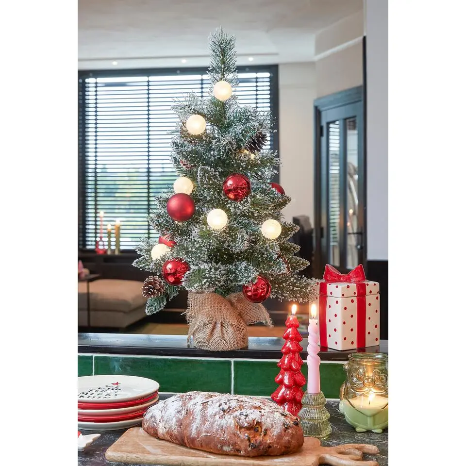 Black Box Trees Kaprun Kunstkerstboom met Verlichting - H60 x Ø39 cm