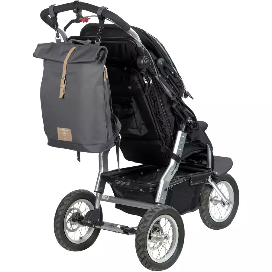 LÄSSIG Wickelrucksack Rolltop Backpack anthrazit
