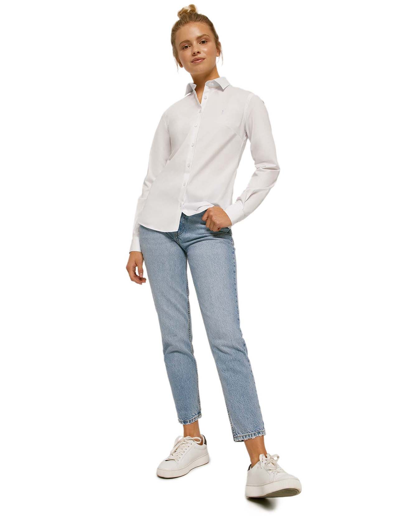 Polo Club Chemise Miss Rigby Go Stretch blanche