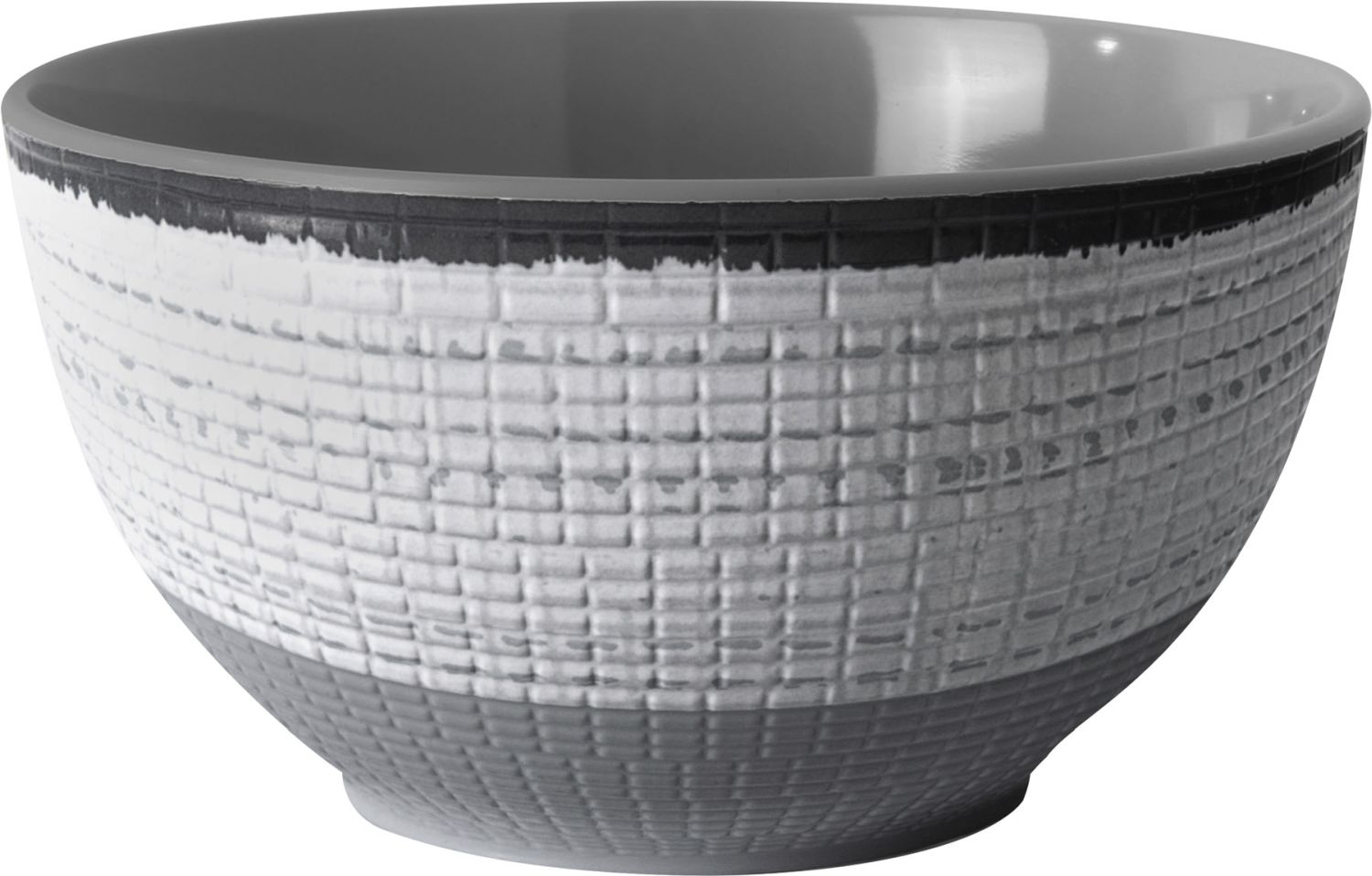 Brunner Müslischale 15 cm weiß/grau
