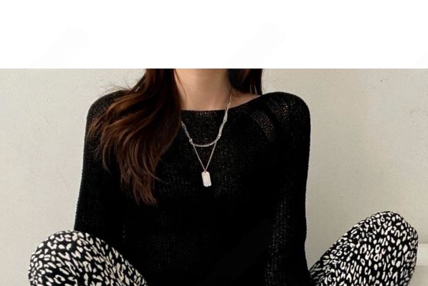 SeoulPop - Elastische taille luipaardbroek