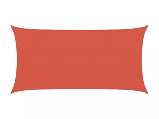 Voile d'ombrage 160 g/m² Terre cuite 2,5x5 m PEHD