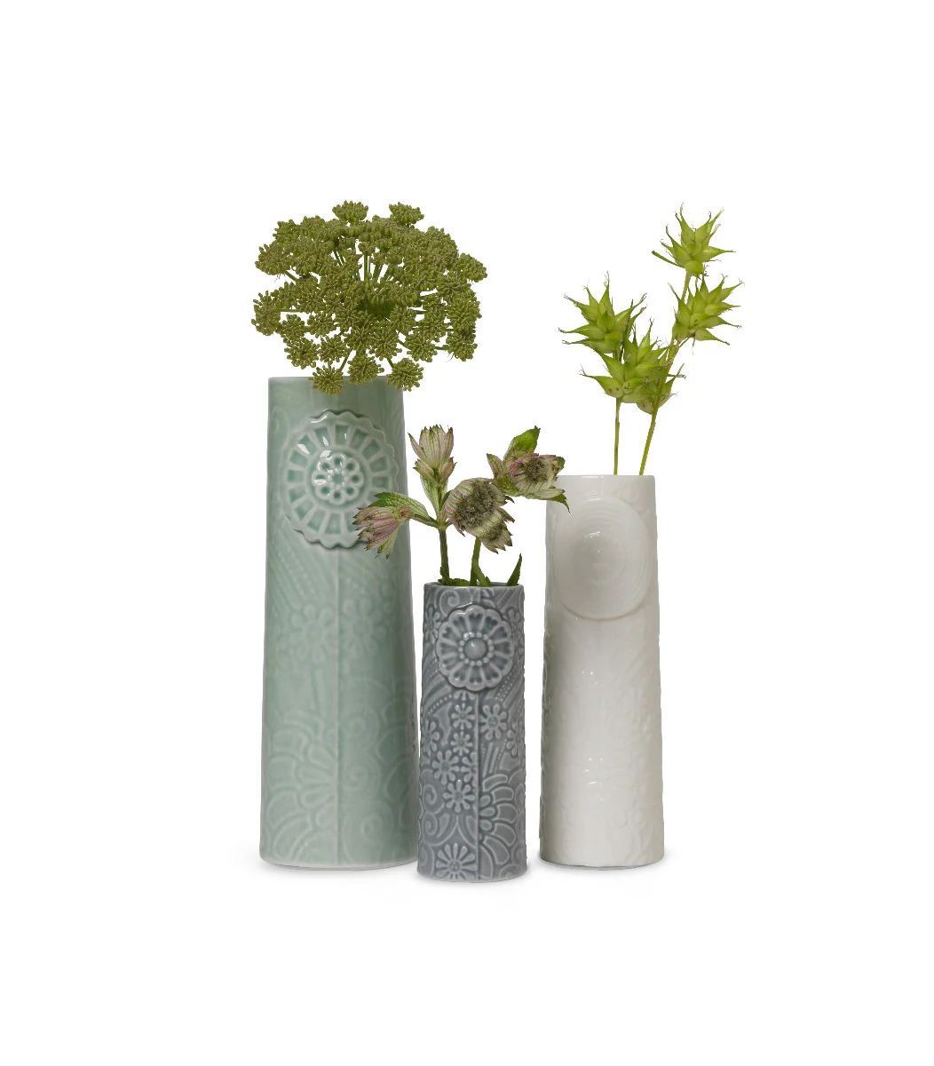 Dottir  Pipanella flock - Ocean view vase sæt med 3 stk.