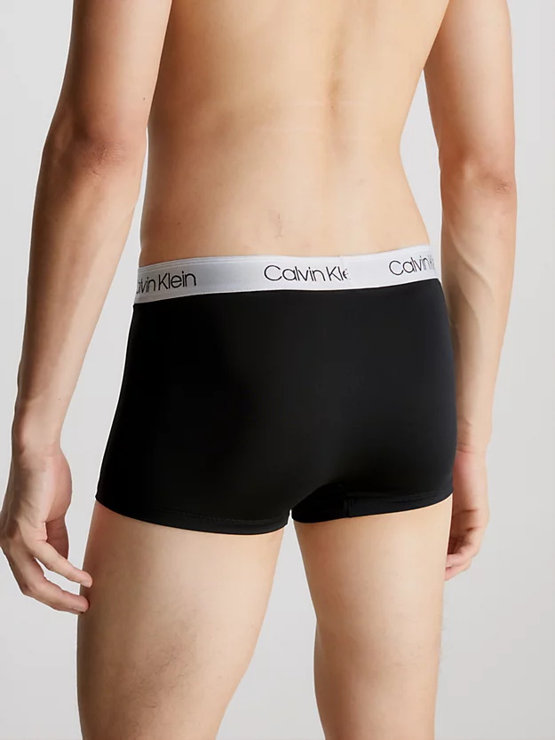 Pacote com 5 Cuecas Boxer de Cintura Baixa - Microelasticidade