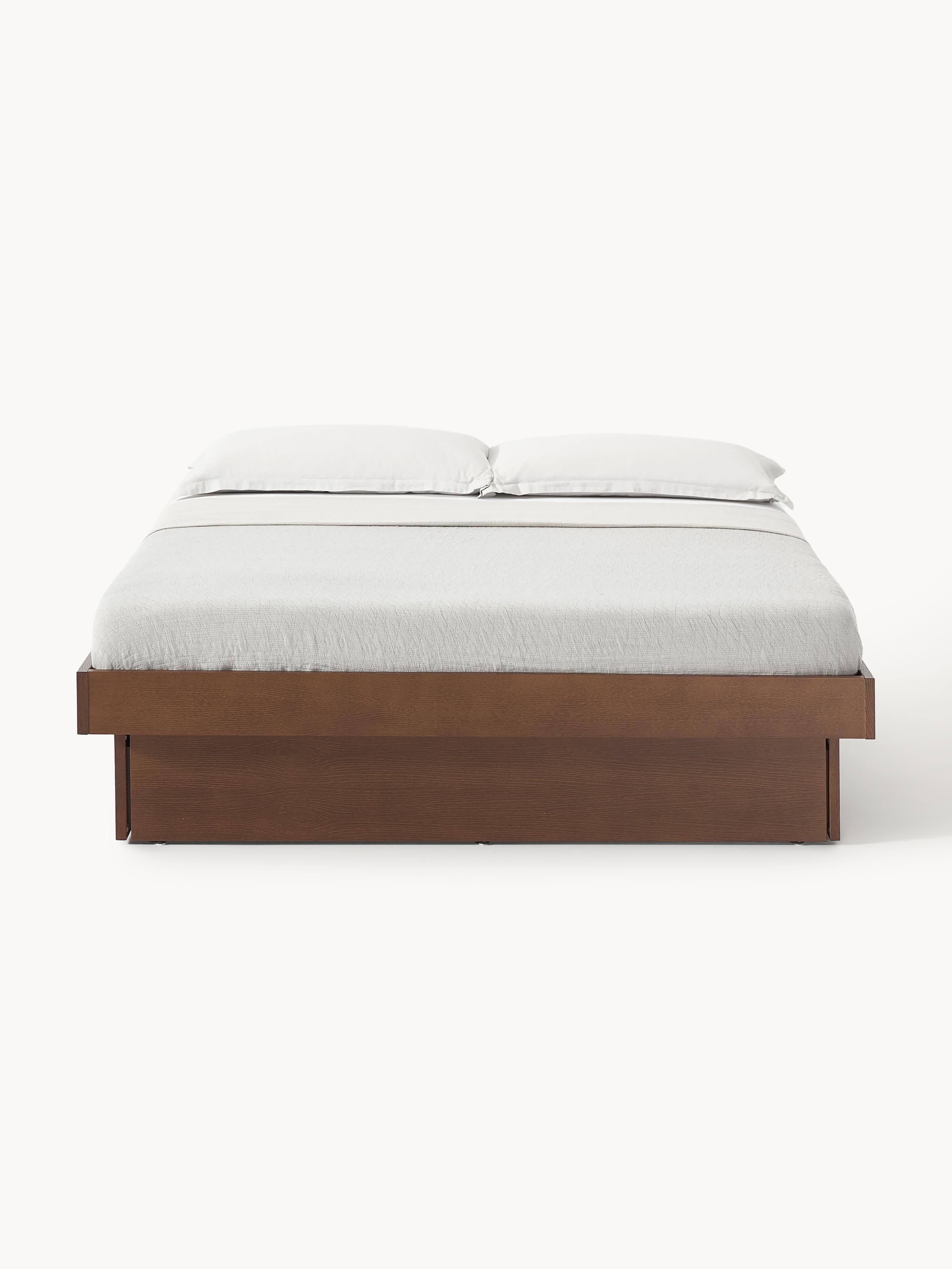 Houten bed Sato met lades