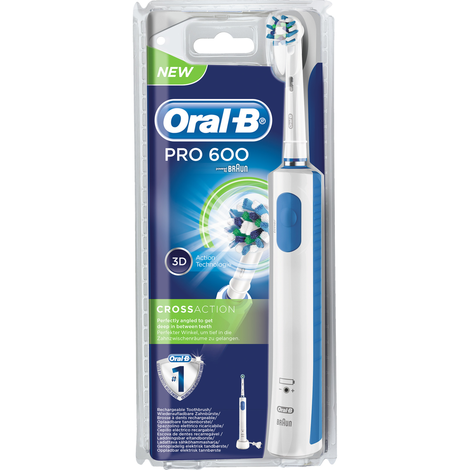 Oral-B Elektrische Zahnbürste Pro 600 Cross Action