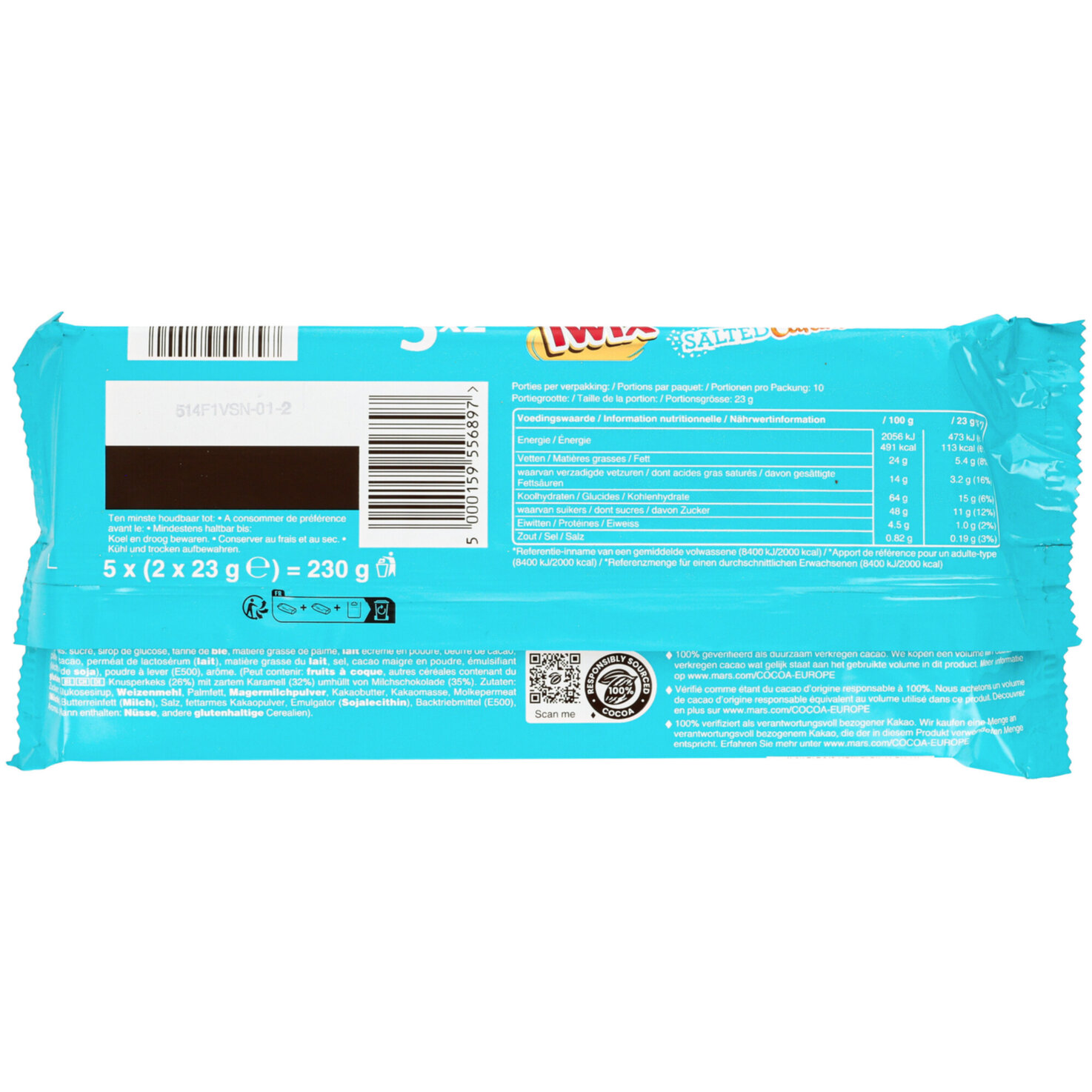 Twix Salted Caramel 5x46g